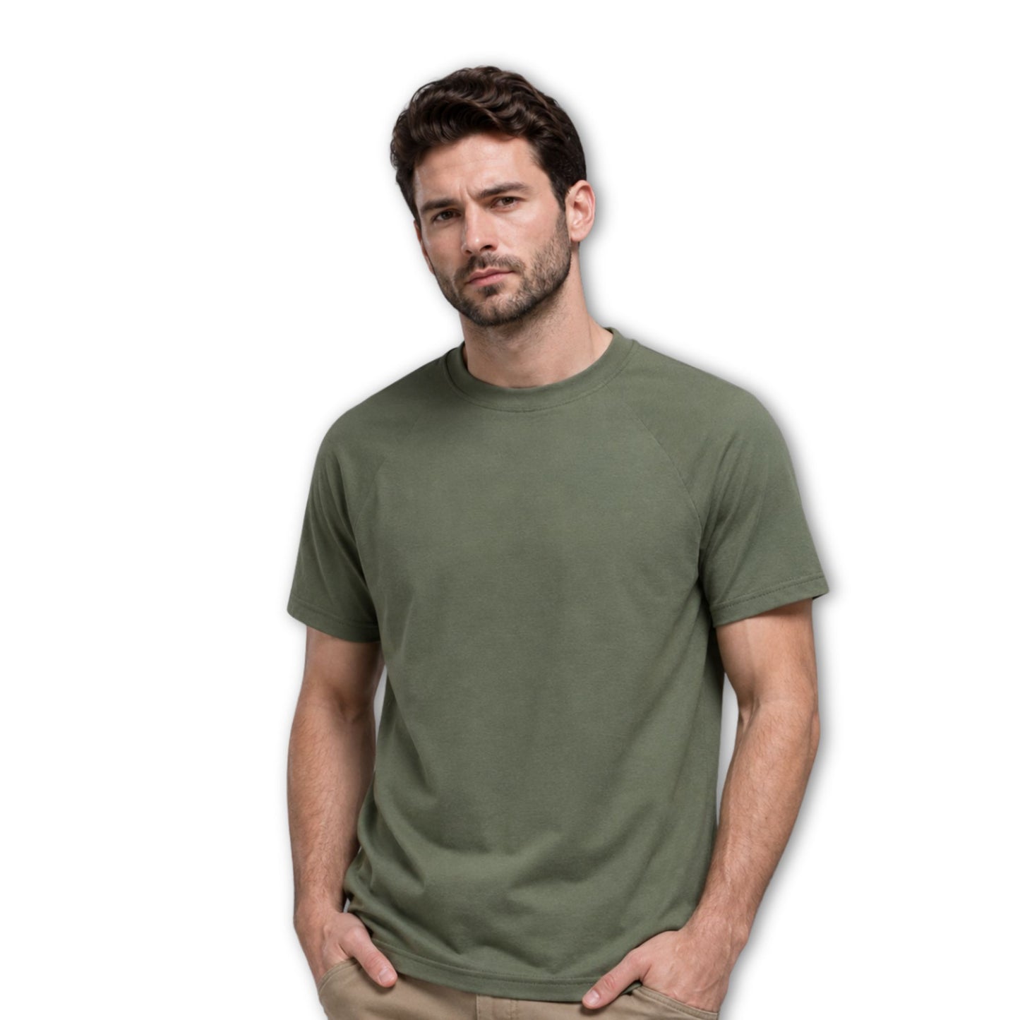 Remera de algodón Verde