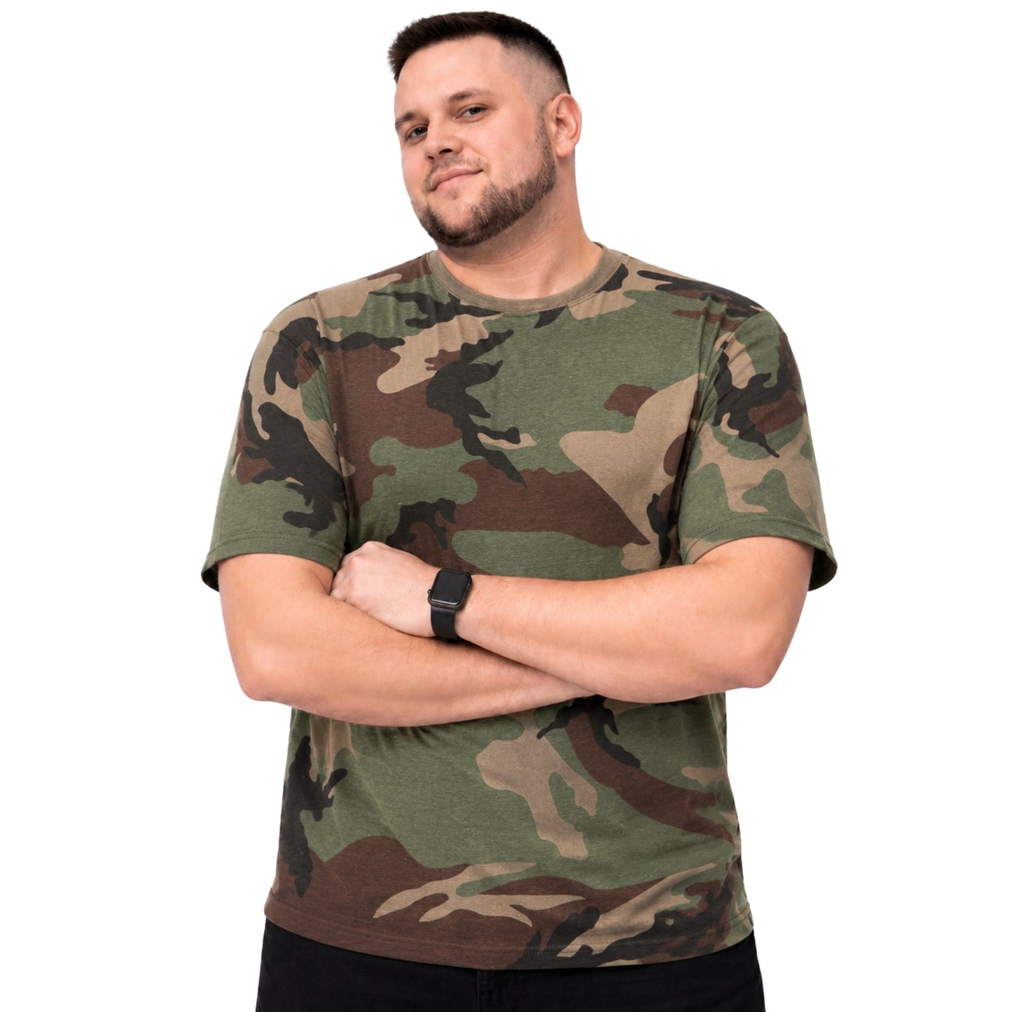 Remera de algodón Multicam