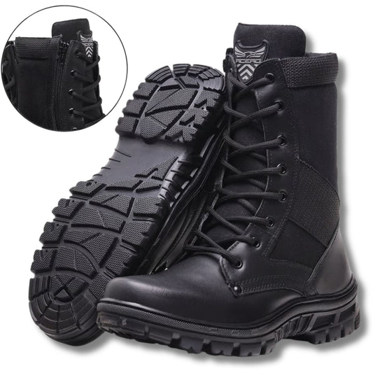 Bota Táctica Acero Infantería Negra