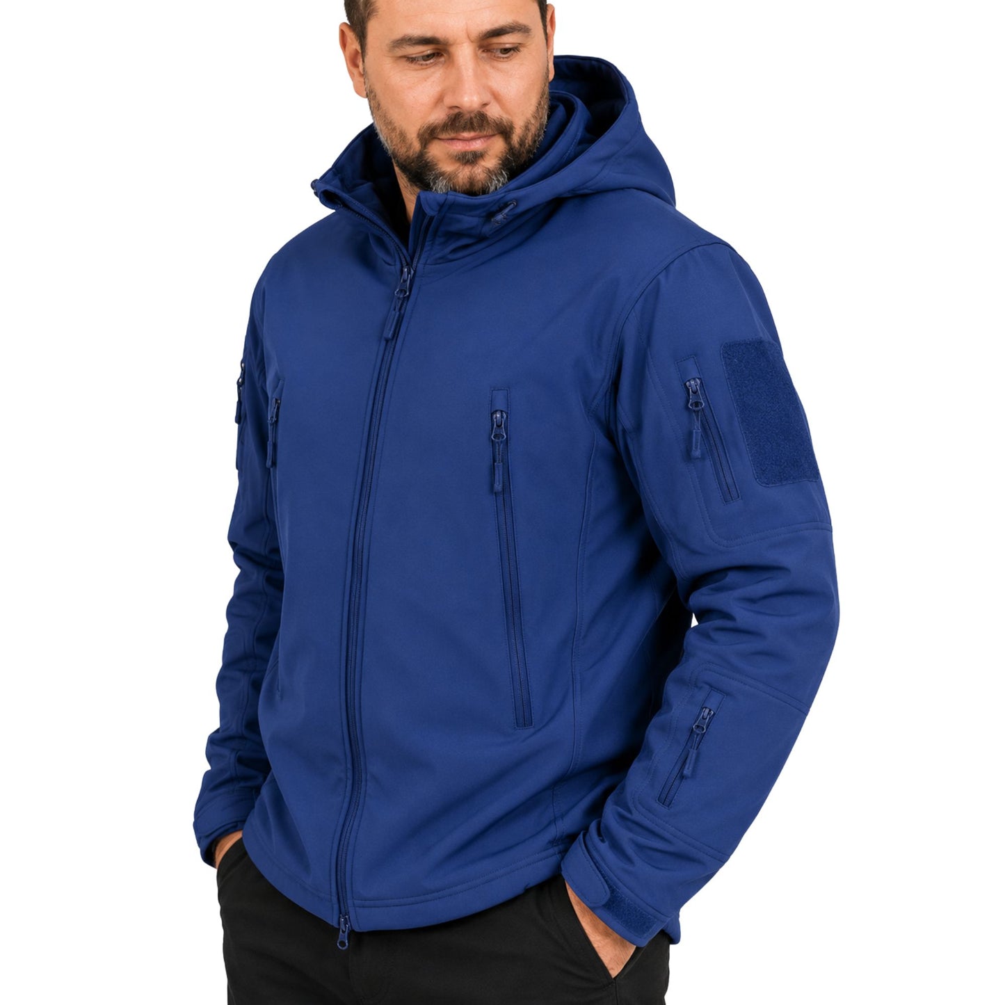 Campera Táctica Neopreno - Azul