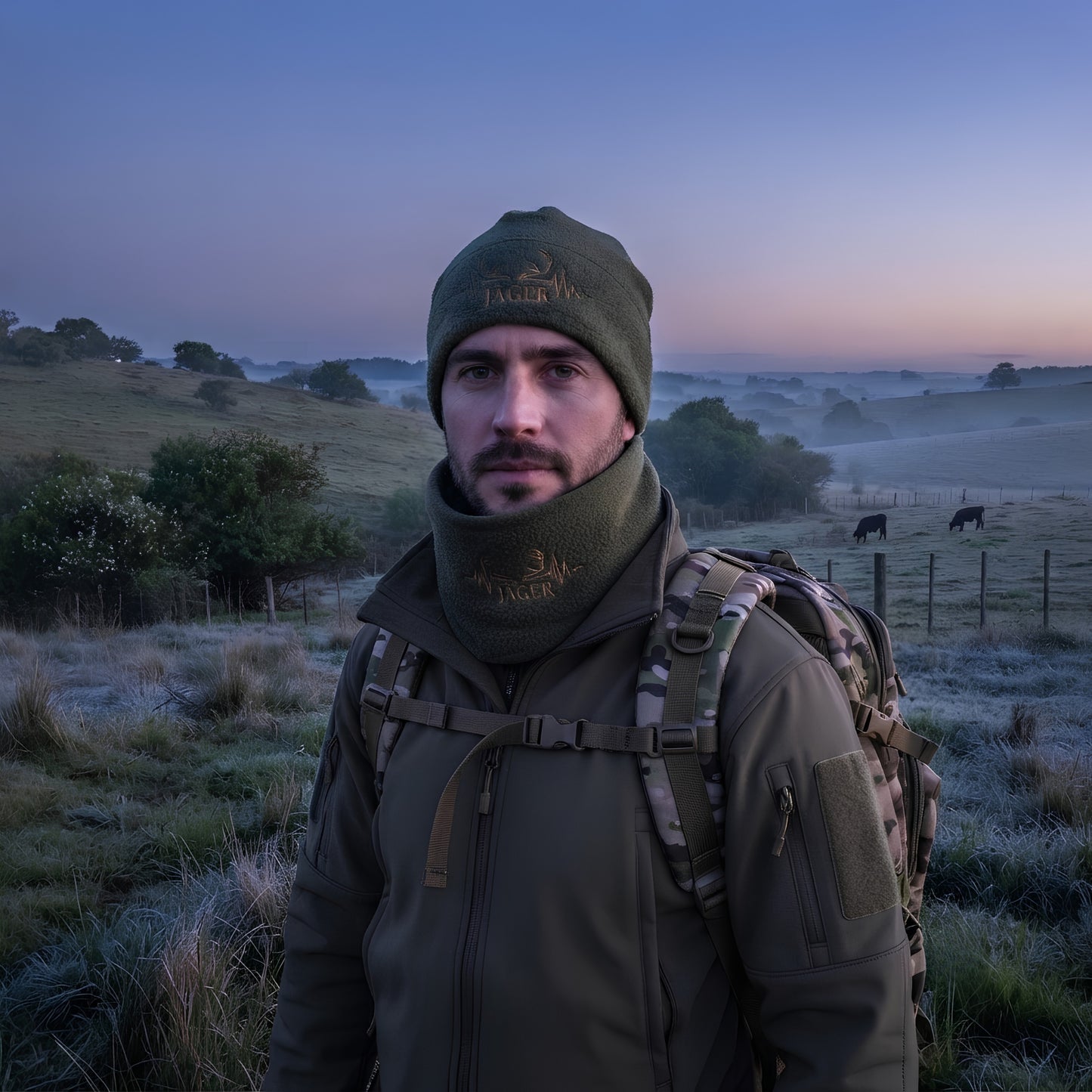 Gorro y cuellito de lana JAGER