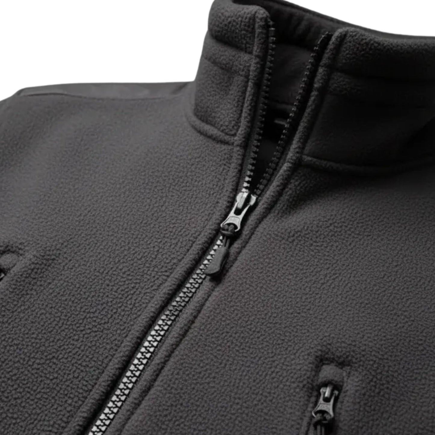 Campera Micropolar y Neopreno - Negro