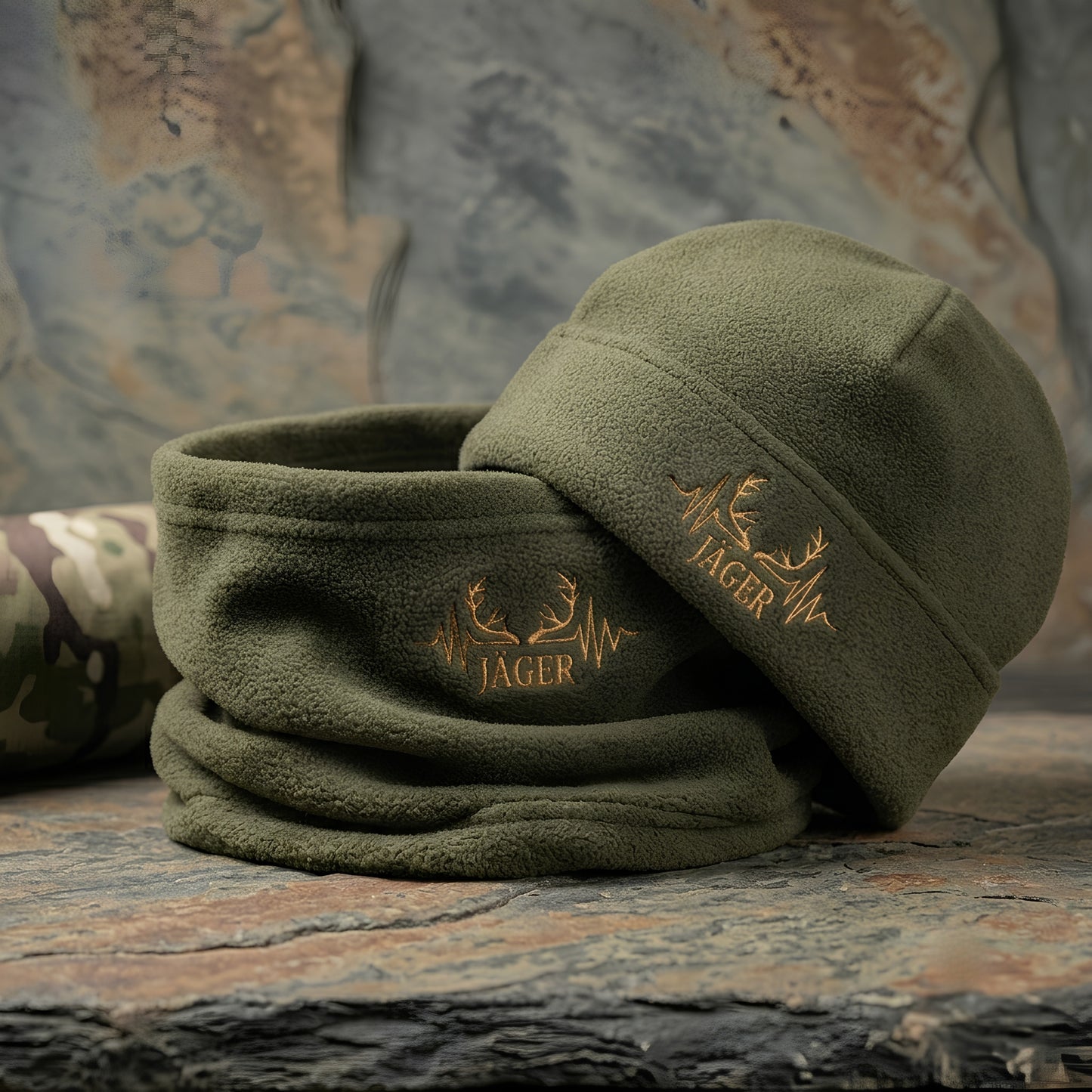 Gorro y cuellito de lana JAGER