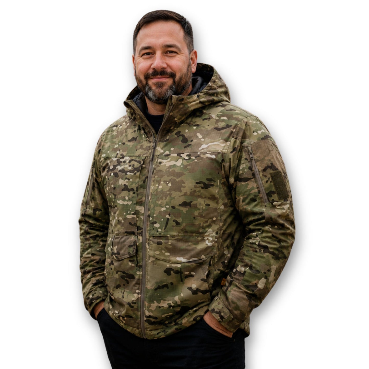 Campera Táctica de Invierno Aluminio Premium