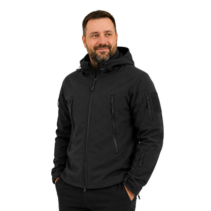 Campera Táctica Neopreno - Negra