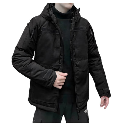 Campera Táctica de Invierno Aluminio Premium - Negro