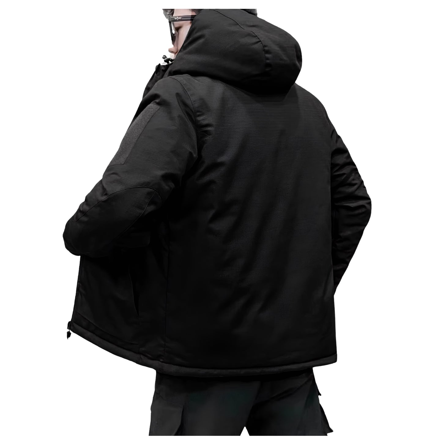 Campera Táctica de Invierno Aluminio Premium - Negro