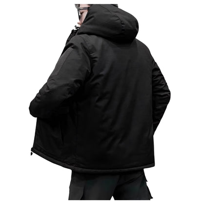 Campera Táctica de Invierno Aluminio Premium - Negro