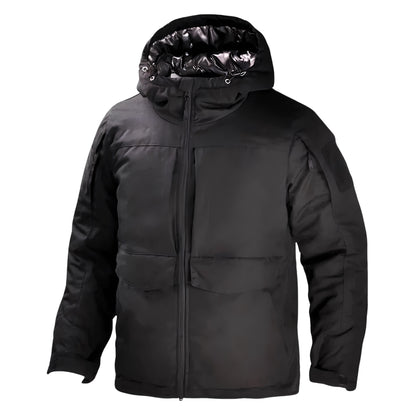 Campera Táctica de Invierno Aluminio Premium - Negro