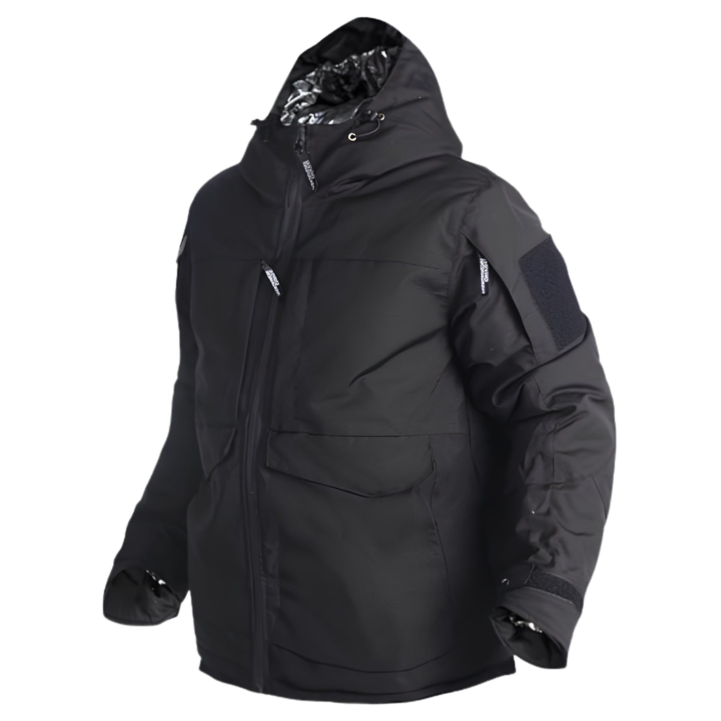 Campera Táctica de Invierno Aluminio Premium - Negro