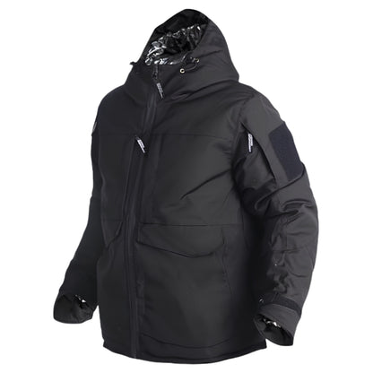 Campera Táctica de Invierno Aluminio Premium - Negro