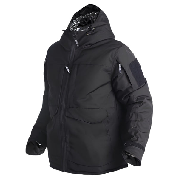 Campera Táctica de Invierno Aluminio Premium - Negro